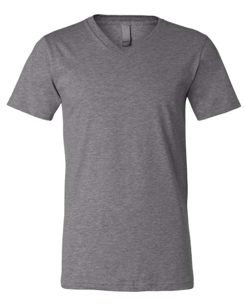 Unisex Heather CVC V-Neck Tee