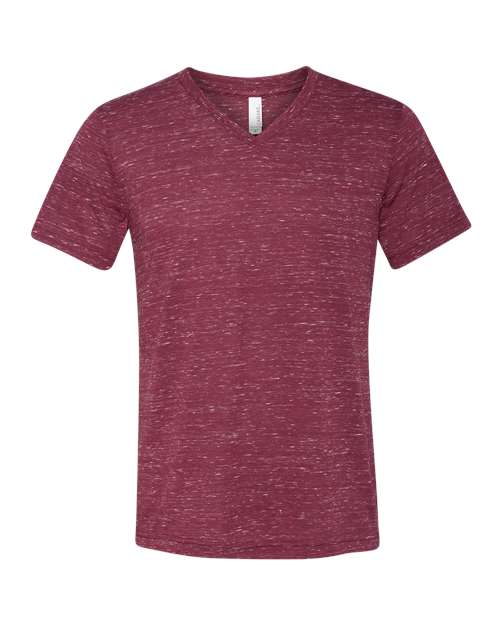 Unisex Textured Jersey V-Neck Tee
