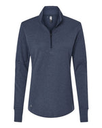 Women's 3-Stripes Quarter-Zip Pullover Sweater