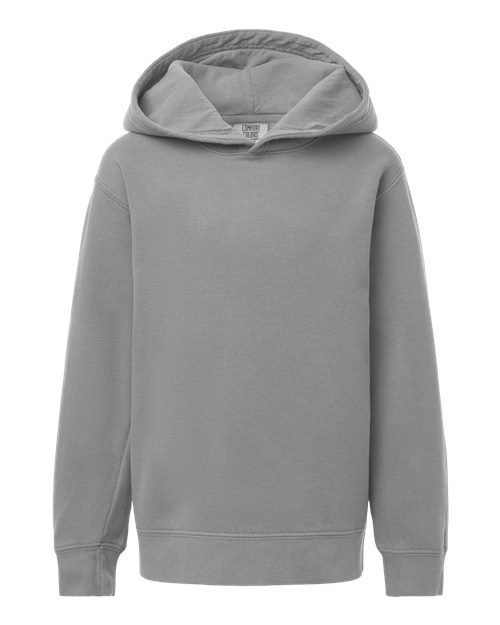 Youth Garment-Dyed Lightweight Fleece Hooded Sweatshirt