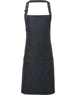 Jeans Stitch Denim Bib Apron