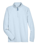 CrownLux Performance® Clubhouse Micro-Stripe Quarter-Zip Pullover