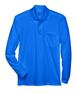 Men's Pinnacle Performance Long Sleeve Piqué Polo with Pocket