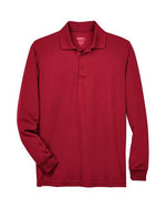 Men's Pinnacle Performance Long Sleeve Piqué Polo