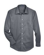 Crown Collection® Solid Stretch Twill Woven Dress Shirt