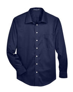Crown Collection® Solid Stretch Twill Woven Dress Shirt