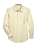 Crown Collection® Solid Stretch Twill Woven Dress Shirt