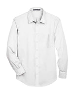 Crown Collection® Solid Stretch Twill Woven Dress Shirt