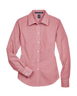 Women's Crown Collection® Gingham Check Woven Dress Shirt