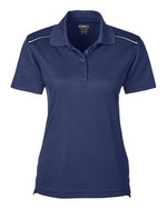 Women's Radiant Performance Piqué Polo with Reflective Piping