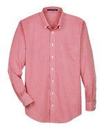 Crown Collection® Gingham Check Woven Dress Shirt
