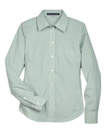 Women's Crown Collection® Banker Stripe Woven Dress Shirt