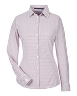 Women's CrownLux Performance® Micro Windowpane Woven Dress Shirt