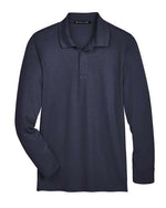 CrownLux Performance® Tall Plaited Long Sleeve Polo