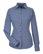 Women's CrownLux Performance® Tonal Mini Check Woven Dress Shirt