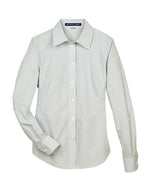 Women's Crown Collection® Micro Tattersall Woven Dress Shirt