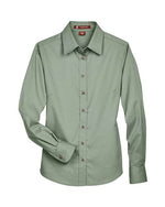 Women's Easy Blend™ Long Sleeve Twill Dress Shirt with Stain-Release