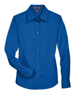 Women's Easy Blend™ Long Sleeve Twill Dress Shirt with Stain-Release