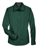 Women's Easy Blend™ Long Sleeve Twill Dress Shirt with Stain-Release