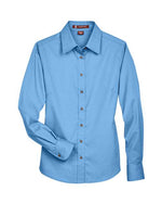 Women's Easy Blend™ Long Sleeve Twill Dress Shirt with Stain-Release