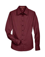 Women's Easy Blend™ Long Sleeve Twill Dress Shirt with Stain-Release
