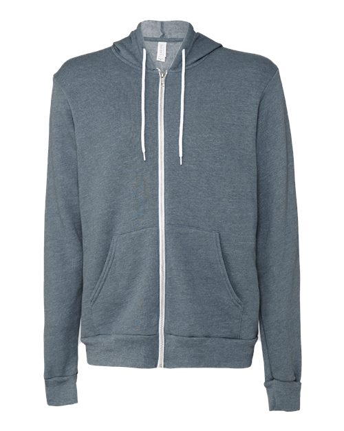 Unisex Sponge Fleece Full-Zip Hoodie Sweatshirt