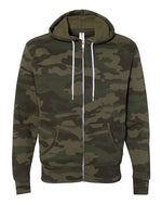 Lightweight Full-Zip Hooded Sweatshirt