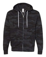 Lightweight Full-Zip Hooded Sweatshirt
