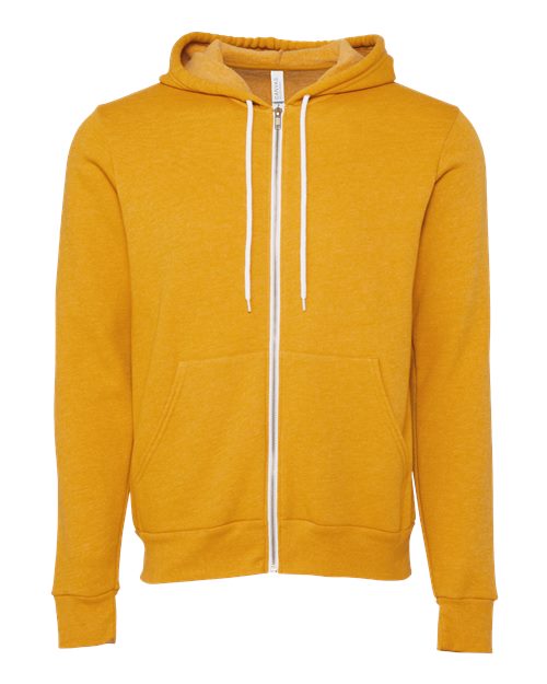 Unisex Sponge Fleece Full-Zip Hoodie Sweatshirt