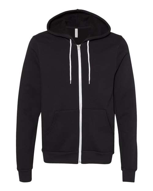 Unisex Sponge Fleece Full-Zip Hoodie Sweatshirt