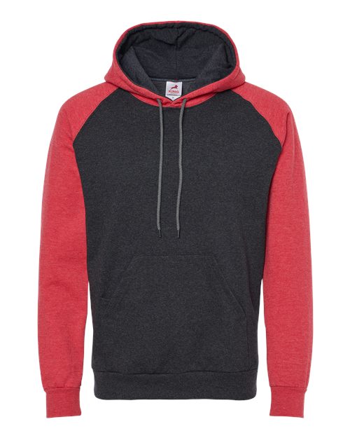 Fleece Raglan Hooded Sweatshirt
