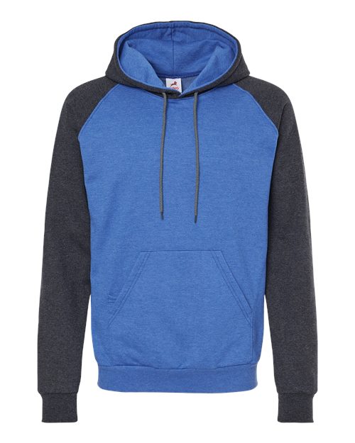 Fleece Raglan Hooded Sweatshirt