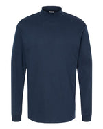 Jersey Interlock Mockneck Long Sleeve T-Shirt