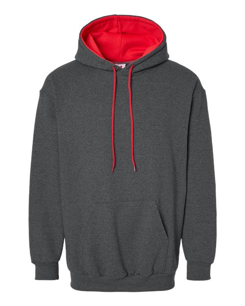 Two-Tone Hooded Sweatshirt