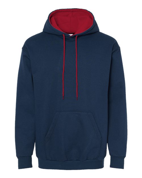 Two-Tone Hooded Sweatshirt