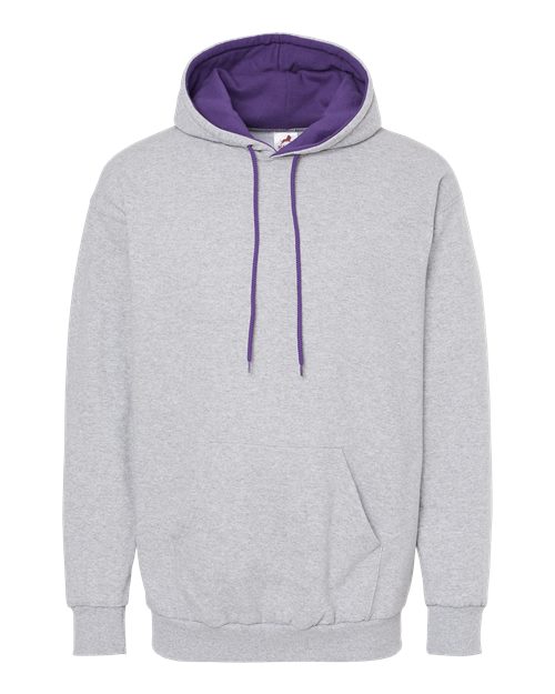 Two-Tone Hooded Sweatshirt