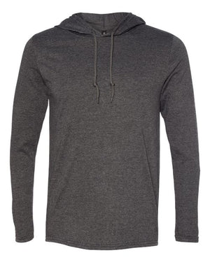 Unisex Softstyle® Lightweight Hooded Long Sleeve T-Shirt