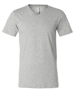 Unisex Heather CVC V-Neck Tee