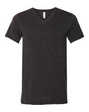 Unisex Heather CVC V-Neck Tee