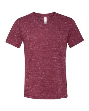 Unisex Textured Jersey V-Neck Tee
