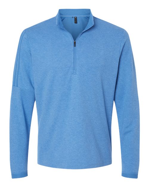 Men's 3-Stripes Quarter-Zip Pullover Sweater