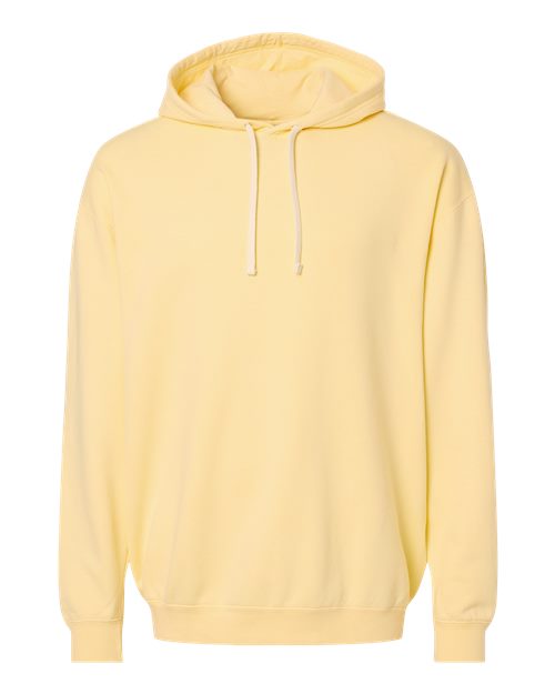 Garment-Dyed Lightweight Fleece Hooded Sweatshirt