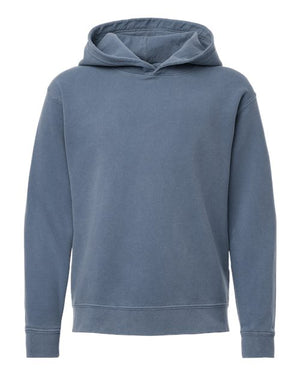 Youth Garment-Dyed Lightweight Fleece Hooded Sweatshirt