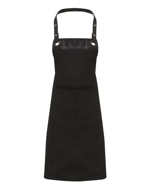 Espresso Bib Apron with Pocket