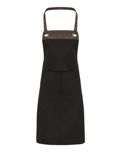 Espresso Bib Apron with Pocket