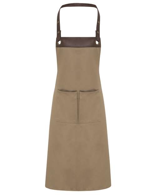 Espresso Bib Apron with Pocket