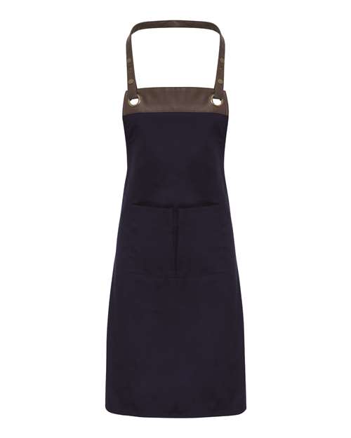 Espresso Bib Apron with Pocket