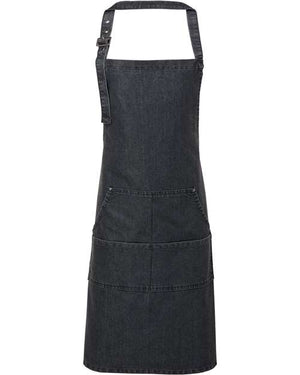 Jeans Stitch Denim Bib Apron
