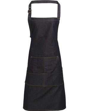 Jeans Stitch Denim Bib Apron