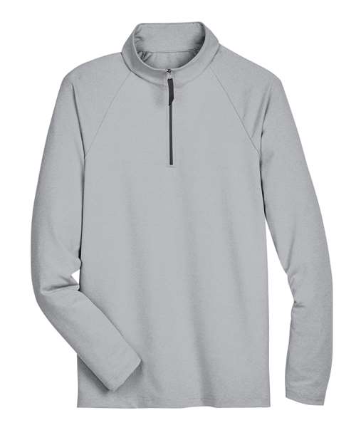 CrownLux Performance® Clubhouse Micro-Stripe Quarter-Zip Pullover